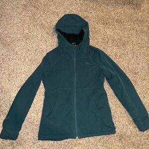 Womens the north face green jacket